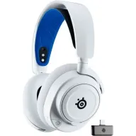 אוזניות גיימינג אלחוטיות SteelSeries Arctis Nova 7P Wireless - צבע לבן