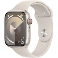 מציאון ועודפים - שעון חכם Apple Watch 45mm Series-9 GPS+Cellular צבע שעון Starlight Aluminum Case צבע רצועה Starlight Sport Band גודל רצועה S/M