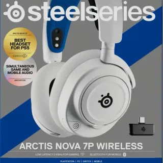 image #3 of אוזניות גיימינג אלחוטיות SteelSeries Arctis Nova 7P Wireless - צבע לבן