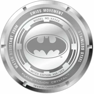 image #3 of שעון יד אנלוגי לגברים עם רצועת Stainless Steel מהדורת Invicta DC Comics Batman 26912 - צבע שחור