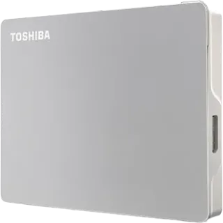 image #0 of כונן חיצוני קשיח Toshiba Canvio Flex External USB 3.2 HDD 2TB - צבע כסוף