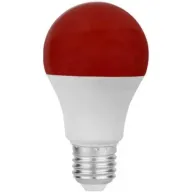 נורת LED ליבון NISKO 9W E27 A60 - צבע אדום