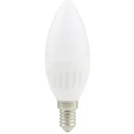 נורת LED נר קרמית אור קר (לבן) NISKO 9W E14 A37