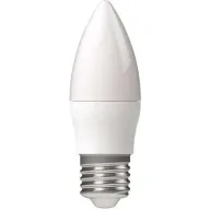 נורת LED נר בציפוי חלבי NISKO 7W E14 A37 - אור חם