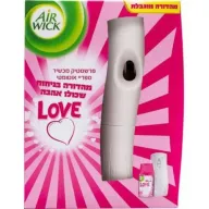 מפיץ ריח חשמלי אוטומטי + יחידת מילוי AirWick Pop Love בגודל 250 מ''ל 