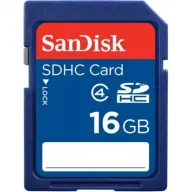 כרטיס זכרון SanDisk Standard Secure-Digital SDHC SDSDB-016G - נפח 16GB