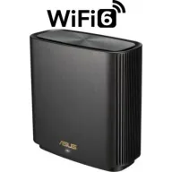 ראוטר Asus ZenWIFI XT8 AX6600 802.11ax Tri-Band Mesh Wireless WiFi 6 6600Mbps - צבע שחור
