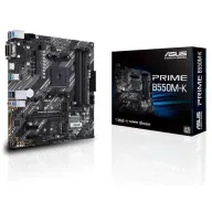 לוח אם Asus PRIME B550M-A AM4, AMD B550, DDR4, PCI-E, VGA, DVI, HDMI