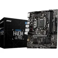 לוח אם  MSI H410M-A PRO LGA1200, Intel H410, DDR4, PCI-E, DVI, HDMI