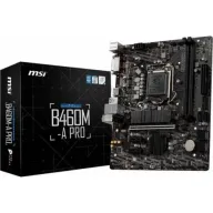 לוח אם MSI B460M-A PRO LGA1200, Intel B460, DDR4, PCI-E, DVI, HDMI