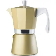 מקינטה עם מתאם תכולה ל-3 או 6 כוסות קפה Ibili EVVA - זהב