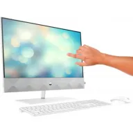 מחשב All-in-One עם מסך מגע HP Pavilion 24-K0000NJ / 14Q25EA - צבע לבן