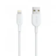 כבל סנכרון וטעינה Anker PowerLine II בחיבור USB Type-A לחיבור Lightning באורך 0.9 מטר - צבע לבן