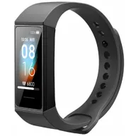 שעון רצועת יד Xiaomi Mi Smart Band 4C בצבע שחור - שנה אחריות יבואן רשמי על-ידי המילטון