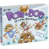 ספר אינטרקטיבי 10 קופים קטנים מבית Melissa and Doug - אנגלית