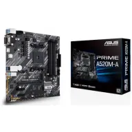 לוח אם  ASUS PRIME A520M-A AM4, AMD A520, DDR4, PCI-E, VGA, DVI, HDMI