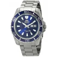 שעון יד אנלוגי אוטומטי לגברים Orient Mako XL Diving FEM75002DW - צבע כסוף