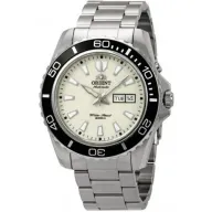 שעון יד אנלוגי אוטומטי לגברים Orient Mako XL Diving FEM75005R9 - צבע כסוף