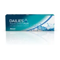 30 עדשות מגע יומיות Alcon Dailies AquaComfort PLUS - מספר 1.25+