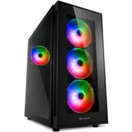 מארז מחשב ללא ספק Sharkoon TG5 Pro RGB ATX - צבע שחור
