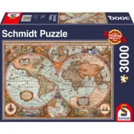 פאזל 3,000 חלקים מבית Schmidt - מפת העולם העתיק