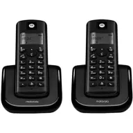טלפון אלחוטי דיגיטלי עם דיבורית ושלוחה נוספת +Motorola T202 - צבע שחור