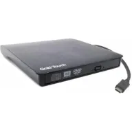 צורב חיצוני Gold Touch USB Type-C DVD-RW – צבע שחור