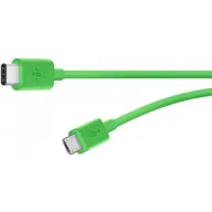 כבל סנכרון וטעינה USB 2.0 Type-C ל-Micro USB באורך 1.8 מטר Belkin mixit - צבע ירוק