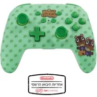בקר משחק אלחוטי PowerA Animal Crossing TandT ל-Nintendo Switch