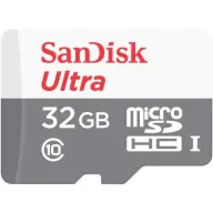 כרטיס זיכרון ללא מתאם SanDisk Ultra MicroSDHC - דגם SDSQUNR-032G-GN3MN - נפח 32GB