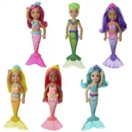 ברבי דרימטופה - צ'לסי בת הים מבית Mattel - בובה אקראית אחת