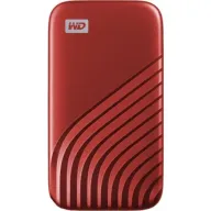 כונן SSD חיצוני נייד Western Digital My Passport 1TB USB 3.2 - צבע אדום