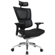כיסא מחשב Keisar Mirus Plus עם משענת לרגליים - צבע שחור