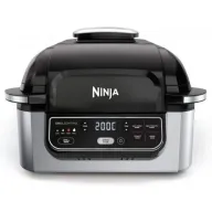 גריל חשמלי Ninja Foodi Health Grill & Air Fryer AG301EU - שנה אחריות על ידי חשמל שלום