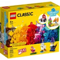 ערכת לבנים שקופות 500 חלקים 11013 LEGO Classic