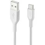כבל USB-A ל-USB Type-C באורך 1 מטר Playa By Belkin - צבע לבן
