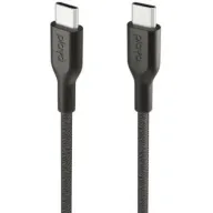 כבל USB Type-C ל-USB Type-C קלוע באורך 1 מטר Playa By Belkin - צבע שחור