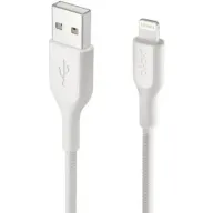 כבל Lightning ל-USB-A קלוע באורך 1 מטר Playa By Belkin - צבע לבן