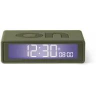 שעון מעורר דיגיטלי +Lexon Flip - צבע ירוק חאקי