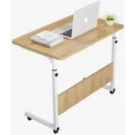 שולחן מחשב דגם My Casa Alex - צבע חום/לבן