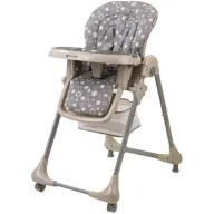 כיסא אוכל BabySafe Siesta - צבע אפור כהה עם כוכבים