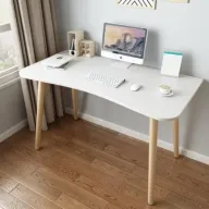 שולחן מחשב דגם My Casa Bari - צבע עץ טבעי/לבן