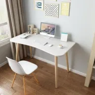 שולחן מחשב דגם My Casa Leni - צבע עץ טבעי/לבן