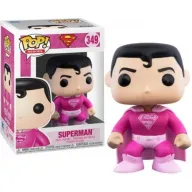 DC גיבורים - סופרמן בחליפת מודעות לסרטן השד !Funko POP  