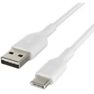 כבל USB-A ל-USB Type-C באורך מטר Belkin Boost - צבע לבן