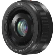 עדשת Panasonic Lumix G 20mm f/1.7 II ASPH MFT - צבע שחור