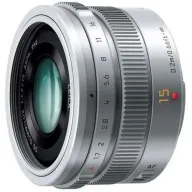 עדשת Panasonic Leica DG Summilux 15mm f/1.7 ASPH. MFT - צבע כסף