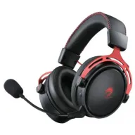 אזניות גיימינג אלחוטיות Dragon Titanium Pro Wireless Gaming Headset - צבע שחור/אדום