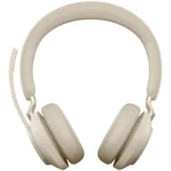 אוזניות Bluetooth אלחוטיות Jabra Evolve2 65 USB-C MS Teams Stereo On-Ear - צבע בז'