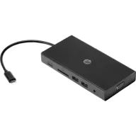 תחנת עגינה HP Travel USB-C Port Hub 4xUSB-A USB-C HDMI Ethernet SD MicroSD - שחור